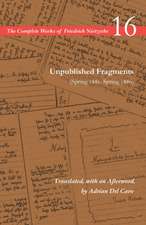 Unpublished Fragments (Spring 1885-Spring 1886)