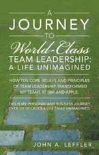 A Journey to World-Class Team Leadership