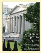 Semiannual Report to Congress April 1, 2012- September 30,2012