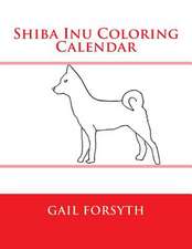 Shiba Inu Coloring Calendar