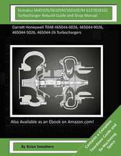 Komatsu S64d105/S6105m/S6d105/M 6137818102 Turbocharger Rebuild Guide and Shop M