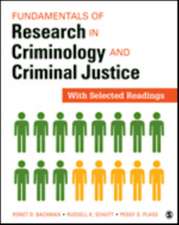 Fundamentals of Research in Criminology and Criminal Justice