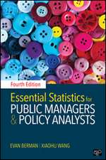 Essential Statistics for Public Managers and Policy Analysts