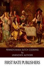 Pennsylvania Dutch Cooking