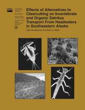 Effects of Alternatives to Clearcutting on Invertebrate and Organic Detritus Transport from Headwaters in Southeastern Alaska