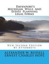 Davenport's Michigan Wills and Estate Planning Legal Forms