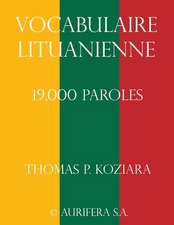 Vocabulaire Lituanienne