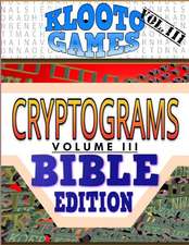 Klooto Games Cryptograms Vol. III