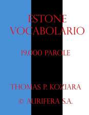 Estone Vocabolario