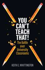 You Can't Teach That!