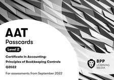 Bpp Learning Media: AAT Principles of Bookkeeping Controls
