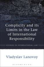 Complicity and its Limits in the Law of International Responsibility