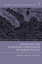 Exporting the European Convention on Human Rights