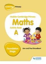 Hodder Cambridge Primary Maths Activity Book a Foundation Stage