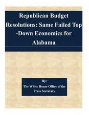 Republican Budget Resolutions