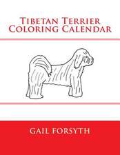 Tibetan Terrier Coloring Calendar