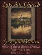 Lakeside Church Cross Stitch Pattern