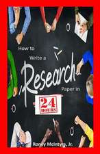 How to Write a Research Paper in 24 Hours