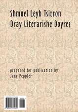 Dray Literarishe Doyres