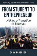 From Student to Entrepreneur