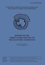 Report of the Thirty-Third Meeting of the Scientific Committee