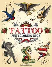 Tattoo Fun Coloring Book