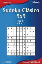 Sudoku Clasico 9x9 - Dificil - Volumen 4 - 276 Puzzles