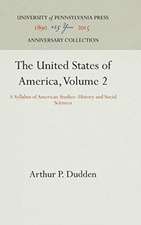 The United States of America, Volume 2 – A Syllabus of American Studies––History and Social Sciences