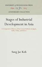 Stages of Industrial Development in Asia – A Comparative History of the Cotton Industry in Japan, India, China, and Korea