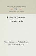 Prices in Colonial Pennsylvania