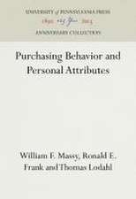 Purchasing Behavior and Personal Attributes