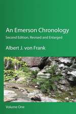 An Emerson Chronology