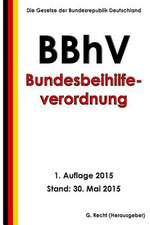 Bundesbeihilfeverordnung - Bbhv