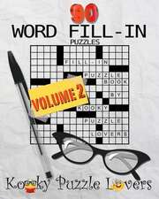 Word Fill-In Puzzle Book, 90 Puzzles