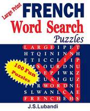 Large Print French Word Search Puzzles