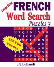 Large Print French Word Search Puzzles 3