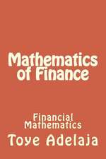 Mathematics of Finance