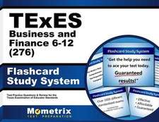 Texes Business and Finance 6-12 (276) Flashcard Study System