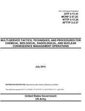 Army Techniques Publication Atp 3-11.41 McRp 3-37.2c Nttp 3-11.24 Afttp 3-2.37 Multi-Service Tactics, Techniques, and Procedures for Chemical, Biologi