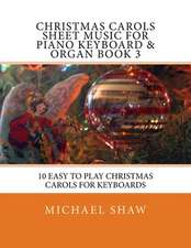 Christmas Carols Sheet Music for Piano Keyboard & Organ Book 3