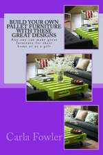 Build Your Own Pallet Furniture with These Great Designs