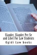 Slander, Slander Per Se and Libel for Law Students