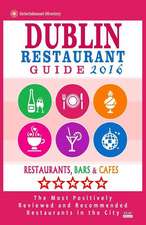 Dublin Restaurant Guide 2016