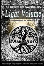 The December Awethology - Light Volume: 160 Lined / Ruled Pages, 6x9 Inch (15.24 X 22.86 CM) Laminated. (Notebook, Composition Book)