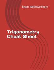 Trigonometry Cheat Sheet