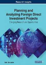 Planning and Analyzing Foreign Direct Investment Projects