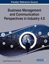 Business Management and Communication Perspectives in Industry 4.0