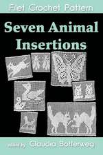 Seven Animal Insertions Filet Crochet Pattern