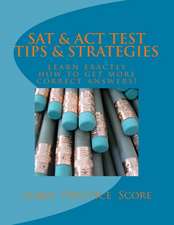 SAT & ACT Test Tips & Strategies