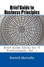 Brief Guide to Business Principles